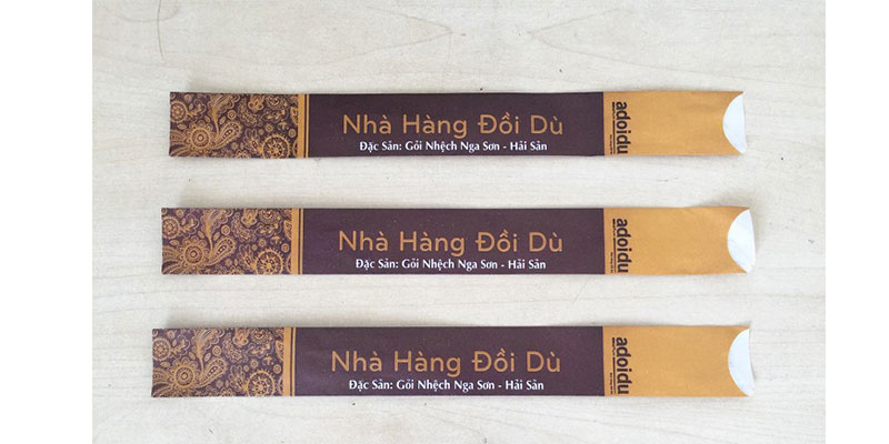 Nhu cầu sử dụng dịch vụ in ấn bao đũa quán ăn đang tăng mạnh