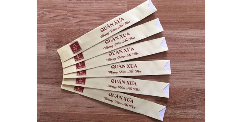 Lí do nhiều khách hàng chọn đặt in ấn bao đựng đũa của STC Việt Nam